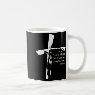Taza De Café Todo lo puedo en Cristo que me fortalece
