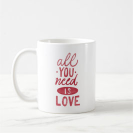 Taza De Café todo lo que necesitas es amor