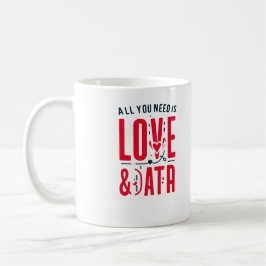 Taza De Café Todo Lo Que Necesitas Es Amor Y Datos - Gracioso D