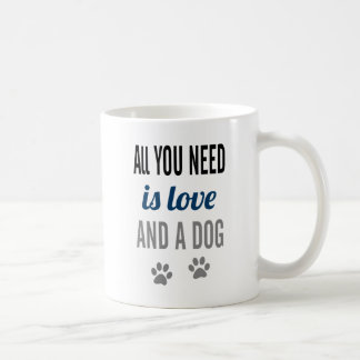 Taza De Café Todo lo que necesitas es amor y un cerdo