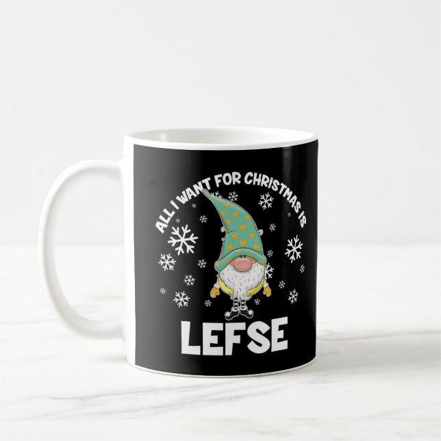Taza De Café Todo lo que quiero de los Navidades es divertido p (Izquierda)