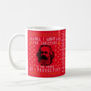 Taza De Café Todo lo que quiero para la Navidad son los medios