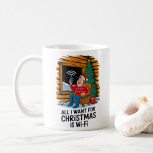 Taza De Café Todo lo que quiero para los Navidades es arte dive