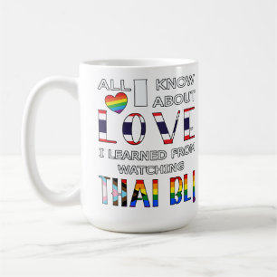 Taza De Café Todo Lo Que Sé Sobre El Amor Que Aprendí Al Ver El