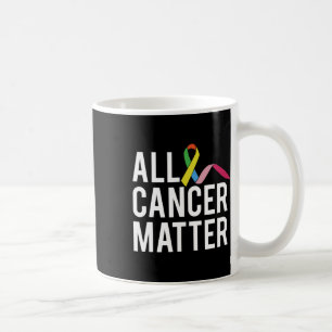 Taza De Café Todo problema del cáncer Día Mundial contra el Cán