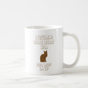 Taza De Café ¡Todo Sabe Mejor Con El Pelo De Gato!