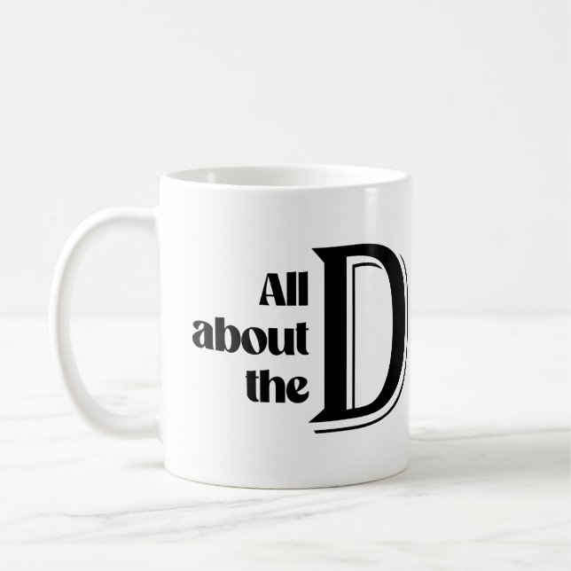 Taza De Café Todo sobre la D (Izquierda)