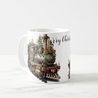 Taza De Café 🚂 ¡Todos a bordo del Vintage Christmas Express! �
