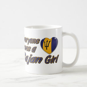 Taza De Café Todos aman a un chica de Bajan