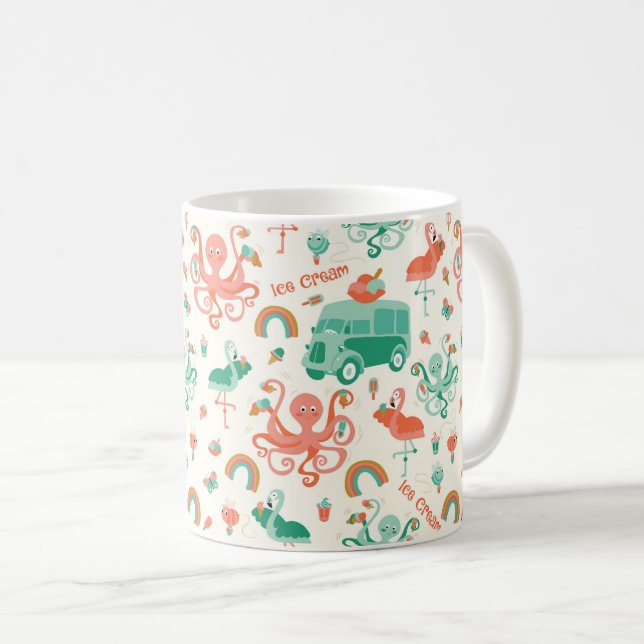 Taza De Café Todos aman el helado Mug (Anverso derecho)