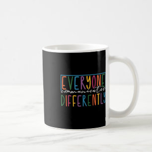 Taza De Café Todos comunican diferente conciencia del autismo