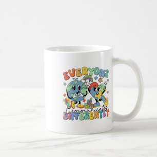 Taza De Café Todos comunican el autismo de discursos distinto 1