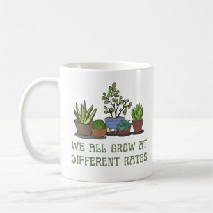 Taza De Café todos crecemos a diferentes ritmos amante de las p