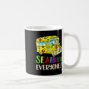 Taza De Café Todos divertidos conductores de autobús en la escu
