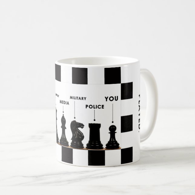 Taza De Café Todos estamos siendo jugados (Anverso derecho)