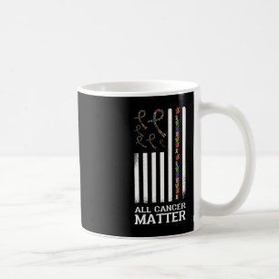 Taza De Café Todos los casos de cáncer importan la conciencia s