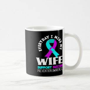Taza De Café Todos los días extraño a mi esposa apoyo concienci