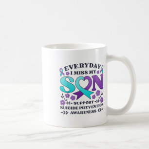 Taza De Café Todos los días extraño a mi hijo apoyo Prevención