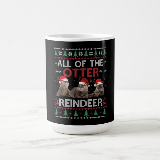 Taza De Café Todos los Navidades de renos más ácidos suéter (Centro)