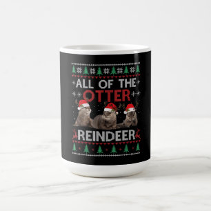 Taza De Café Todos los Navidades de renos más ácidos suéter