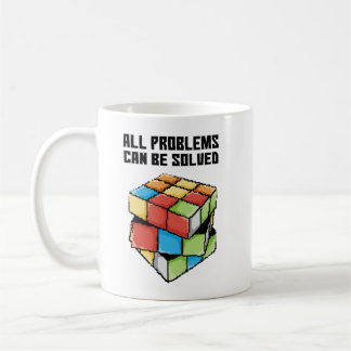 Taza De Café Todos los problemas pueden resolverse de manera po