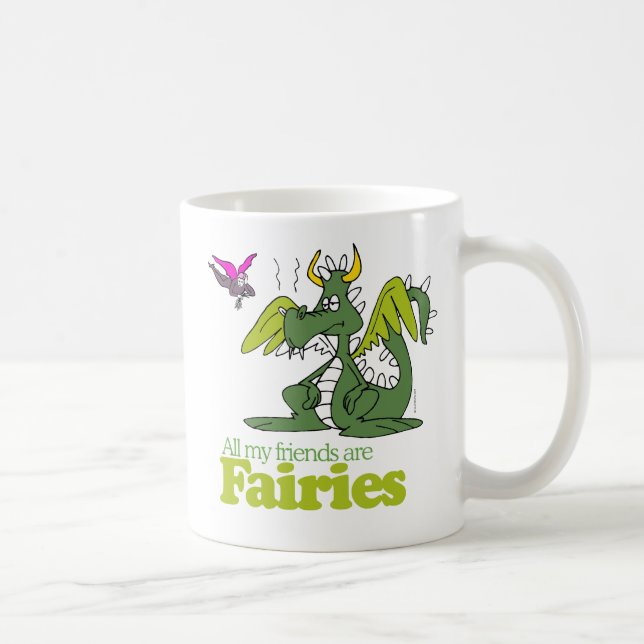 Taza De Café Todos mis amigos son hadas (Derecha)