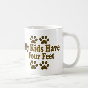 Taza De Café Todos mis hijos tienen cuatro pies