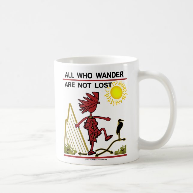 Taza De Café Todos que vagan y soñan (Derecha)