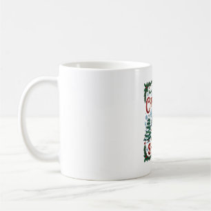 Taza De Café Todos Quieren Tiburones de Navidad Árboles de Pino