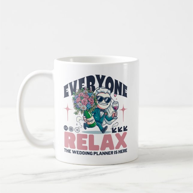 Taza De Café Todos relájense (Izquierda)