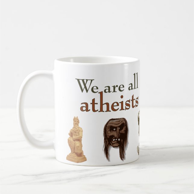 Taza De Café Todos somos ateos (Izquierda)