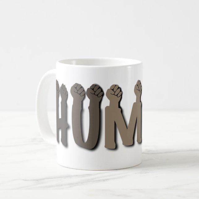 Taza De Café Todos somos humanos (Anverso izquierdo)
