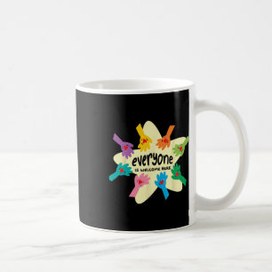 Taza De Café Todos Son Bienvenidos Aquí Tee Idaho Teacher Por V