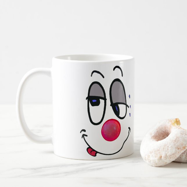 Taza De Café Todos soy sonrisas. (Con donut)