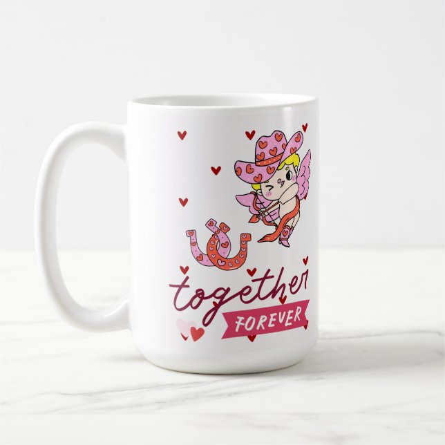 TAZA DE CAFÉ TOGETHER FOREVER COUNTRY STYLE  (Izquierda)