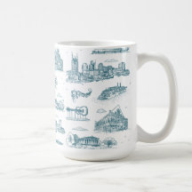 Toile de Nashville Crepúsculo sobre Blanco