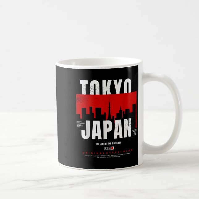 Taza De Café Tokyo Japan The Land Of The Rising Sun Original St (Derecha)