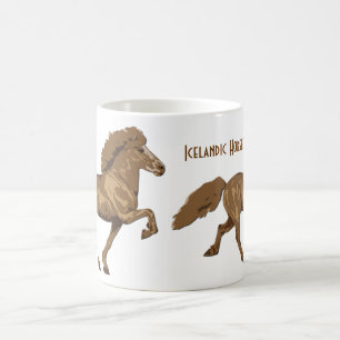 Taza De Café Toldo de caballos islandés
