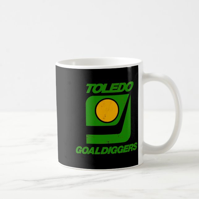 Taza De Café Toledo Goaldiggers 70s80s Hockey Team  (Derecha)