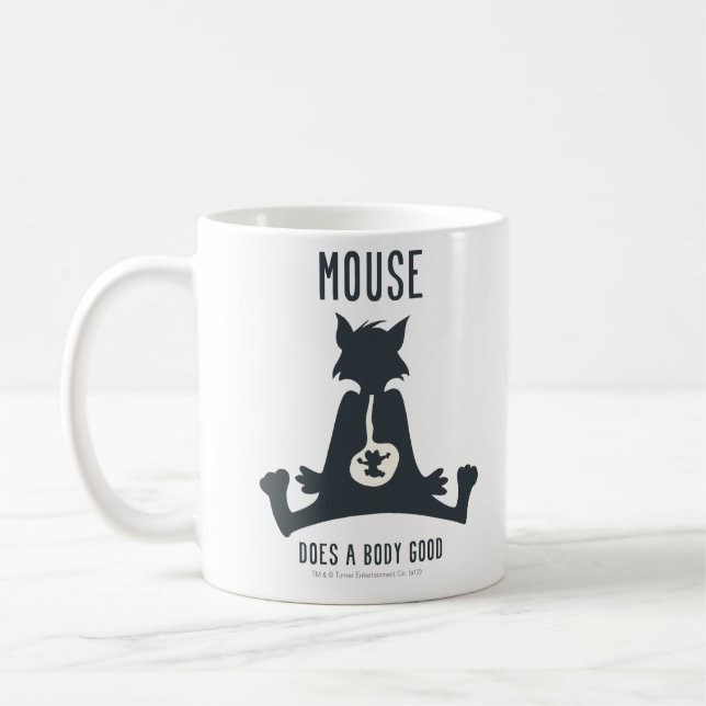 Taza De Café Tom Ate Jerry Silhouette (Izquierda)