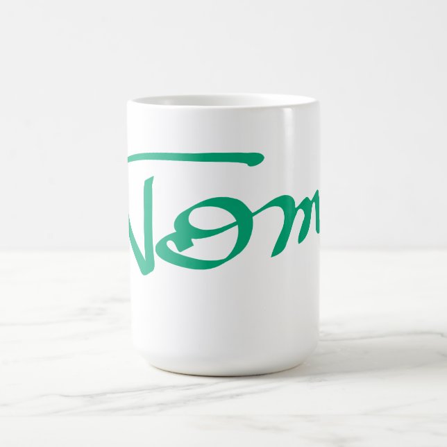 Taza De Café Tom Lettering Mug (Centro)