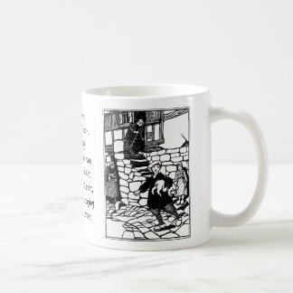 Taza De Café Tom robó una poesía infantil del cerdo