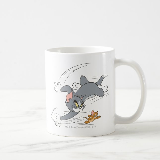 Taza De Café Tom y Jerry Chase Turn (Derecha)