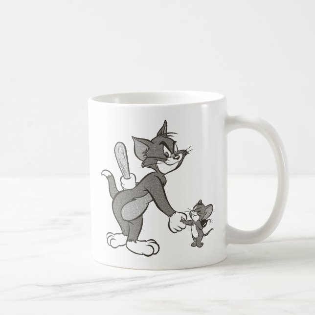 Taza De Café Tom Y Jerry Deceitful Handshake (Derecha)