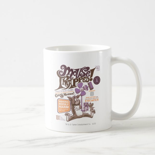 Taza De Café Tom y Jerry Mouse atrapados (Derecha)