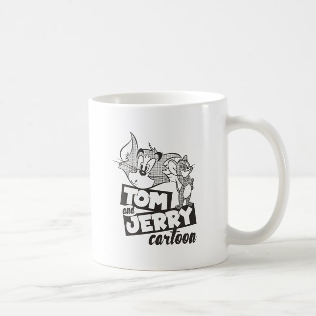 Taza De Café Tom Y Jerry | Tom Y Jerry Personalizado (Derecha)