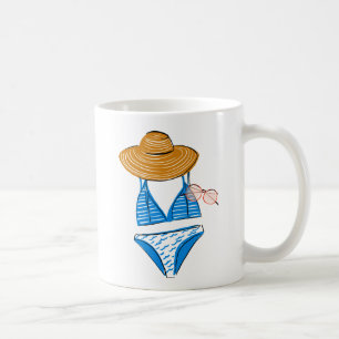 Taza De Café Toma el sol - Blue Swimsuit 2
