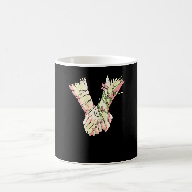 Taza De Café Tomados de la mano (Centro)