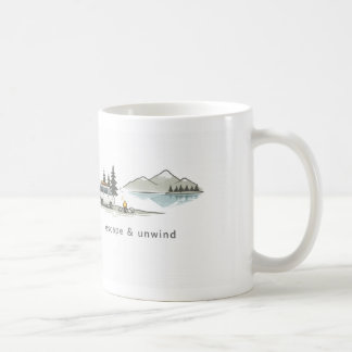 Taza De Café Tómalo con calma / Escapa y relájate – Naturaleza