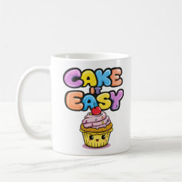 Taza De Café Tómalo fácil Funny Kawaii Pastel